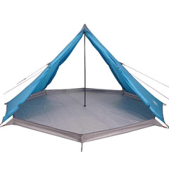 vidaXL Family Tent Tipi 8-Person Blue Waterproof 5