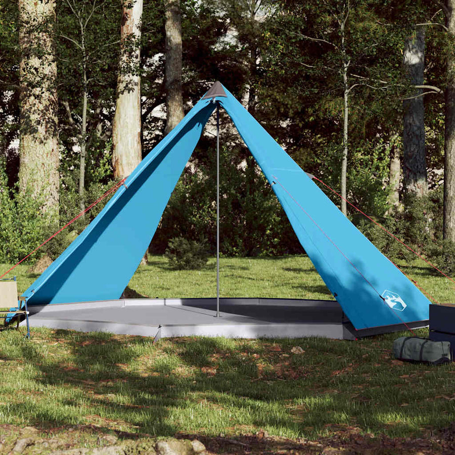 Family Tent Tipi 8-Person Waterproof Blue
