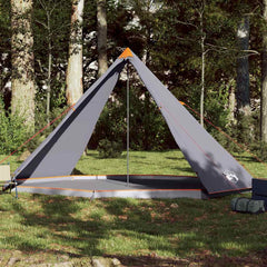 Family Tent Tipi 8-Person Waterproof Grey