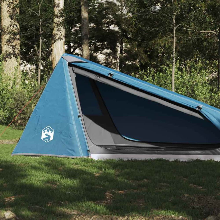 Camping Tent Tunnel 1-Person Waterproof Blue
