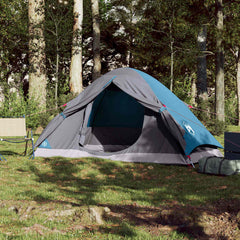 vidaXL Camping Tent Dome 2-Person Blue Waterproof 3