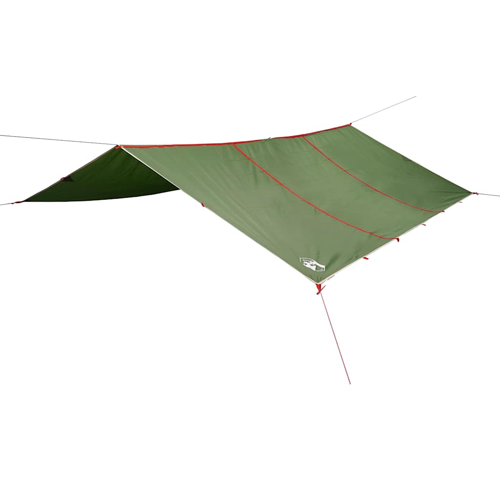 vidaXL Camping Tarp Green 420x440 cm Waterproof 2