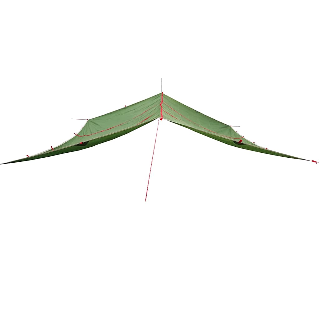 vidaXL Camping Tarp Green 420x440 cm Waterproof 3