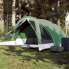 Camping Tent Cabin 4-Person Waterproof Green
