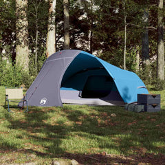 Camping Tent Dome 4-Person Waterproof Blue