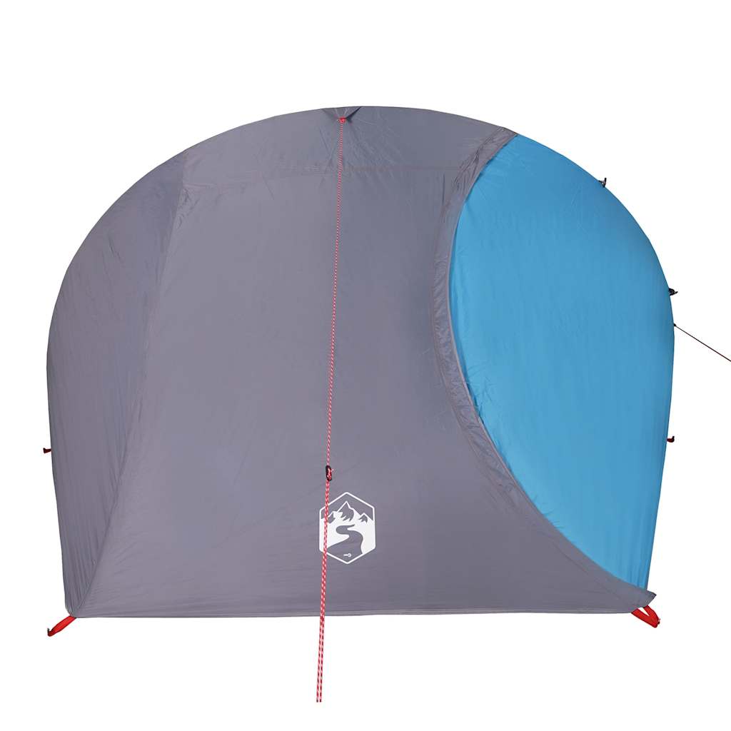 Camping Tent Dome 4-Person Waterproof Blue