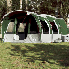 Family Tent Tunnel 8-Person Waterproof Green