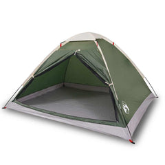 vidaXL Camping Tent Dome 2-Person Green Waterproof 2