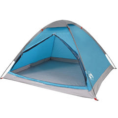 vidaXL Camping Tent Dome 2-Person Blue Waterproof 3