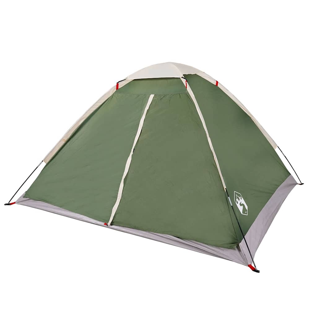 vidaXL Camping Tent Dome 4-Person Green Waterproof 6