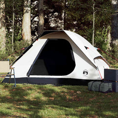 Camping Tent Dome Waterproof 2-person White