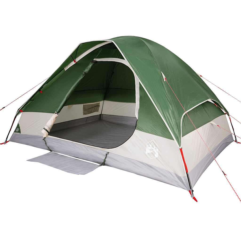 Camping Tent Dome Waterproof 4-person Green