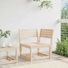 Garden Sofa Corner Solid Wood Pine