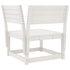 vidaXL Garden Sofa Corner White 73x73x78 cm Solid Wood Pine 6