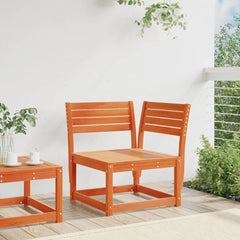 vidaXL Garden Sofa Corner Wax Brown 73x73x78 cm Solid Wood Pine 3
