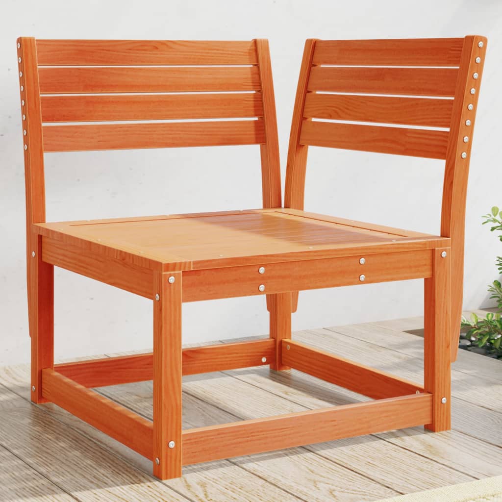 vidaXL Garden Sofa Corner Wax Brown 73x73x78 cm Solid Wood Pine 1