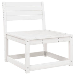 vidaXL Garden Sofa White Solid Wood Pine 2