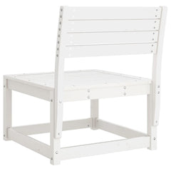 vidaXL Garden Sofa White Solid Wood Pine 6