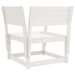 vidaXL Garden Chair White Solid Wood Pine 6