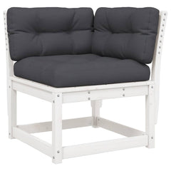 Garden Sofa Corner Solid Wood Pine