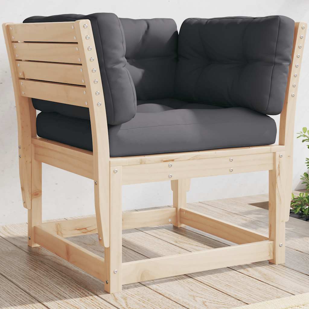 Garden Chair Solid Wood Pine in Natural Pine