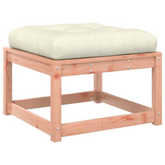 vidaXL Garden Footstool with Cushions Solid Wood Douglas 2
