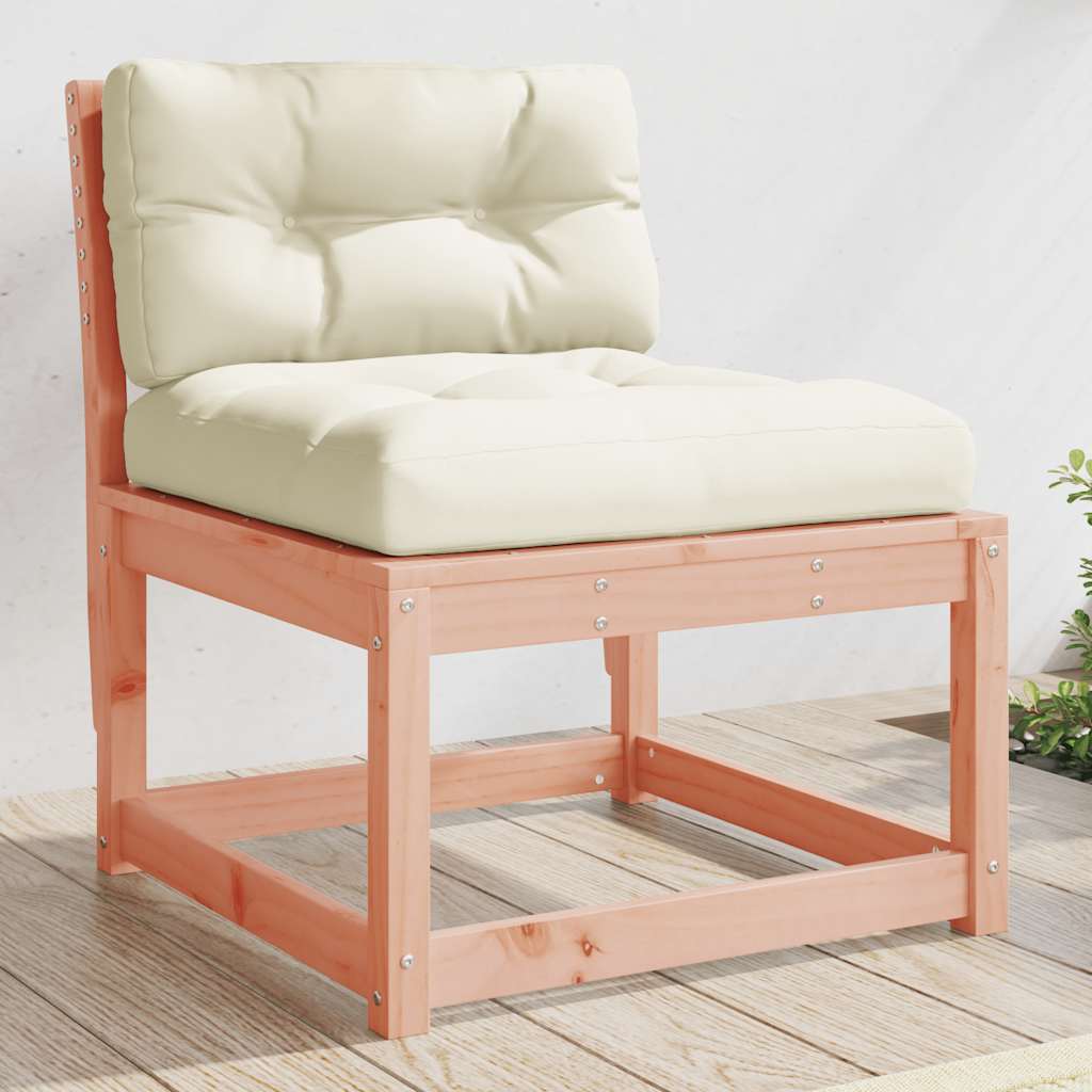 vidaXL Garden Sofas with Cushions 2pcs Solid Wood Douglas 3