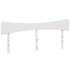 vidaXL Headboard White 200 cm Solid Wood Pine 2