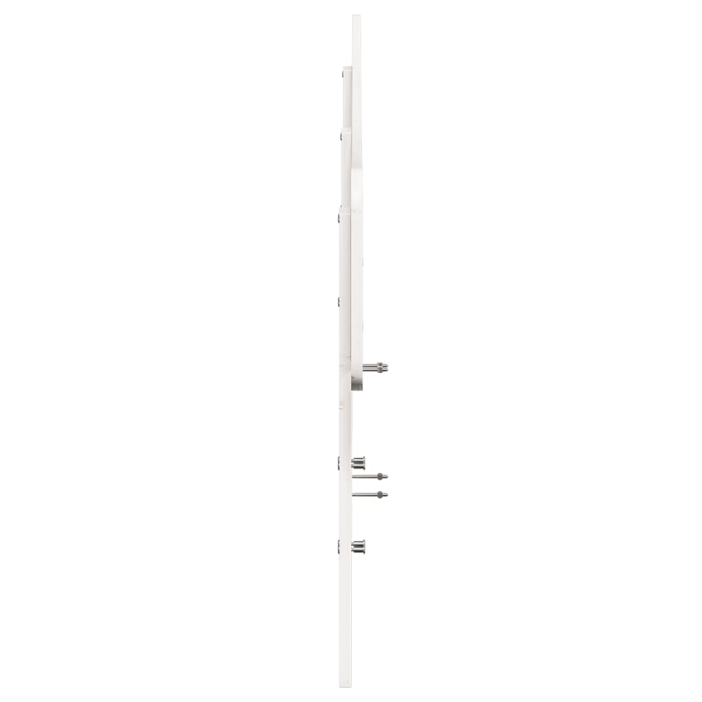 vidaXL Headboard White 200 cm Solid Wood Pine 5