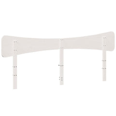 vidaXL Headboard White 200 cm Solid Wood Pine 6