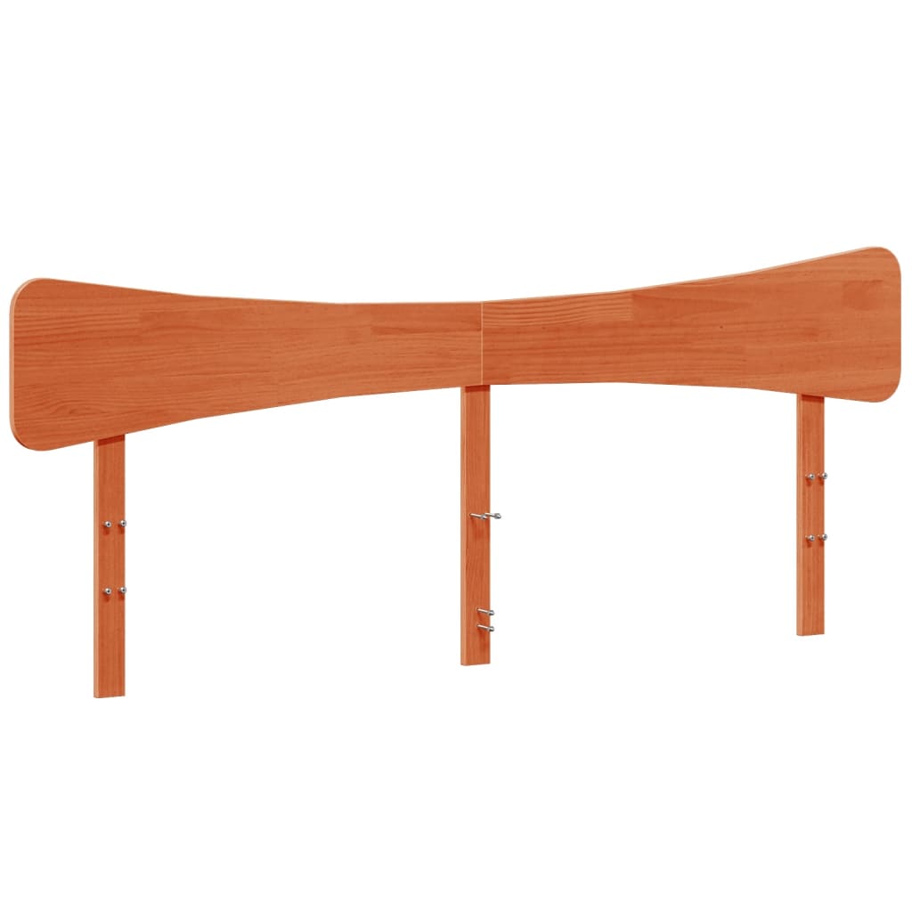 vidaXL Headboard Wax Brown 180 cm Solid Wood Pine 2
