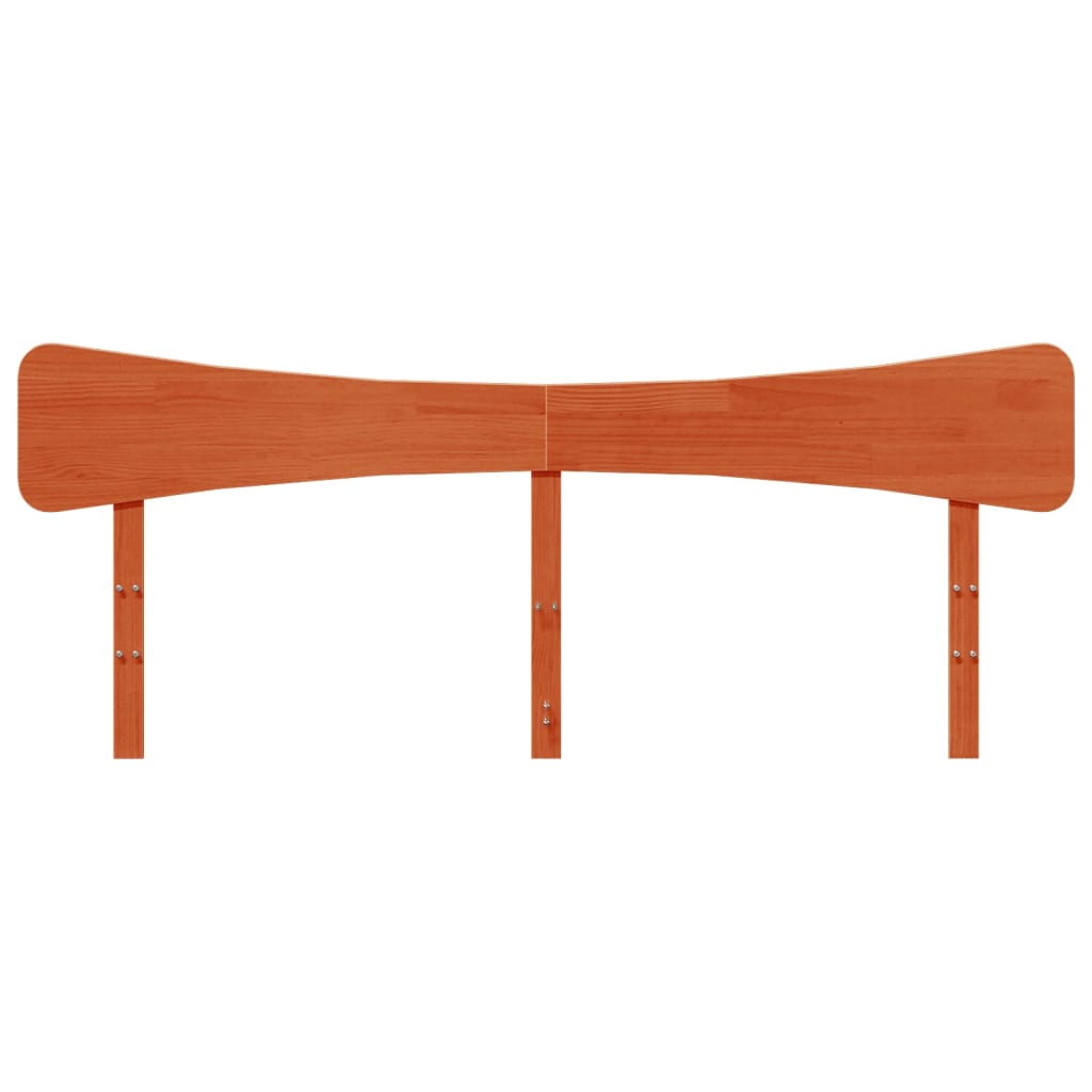 vidaXL Headboard Wax Brown 180 cm Solid Wood Pine 4