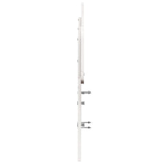 vidaXL Headboard White 135 cm Solid Wood Pine 5