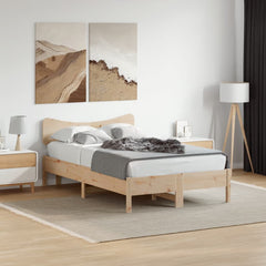 vidaXL Headboard 120 cm Solid Wood Pine 3