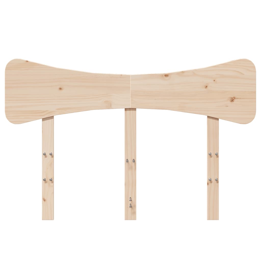 vidaXL Headboard 120 cm Solid Wood Pine 4