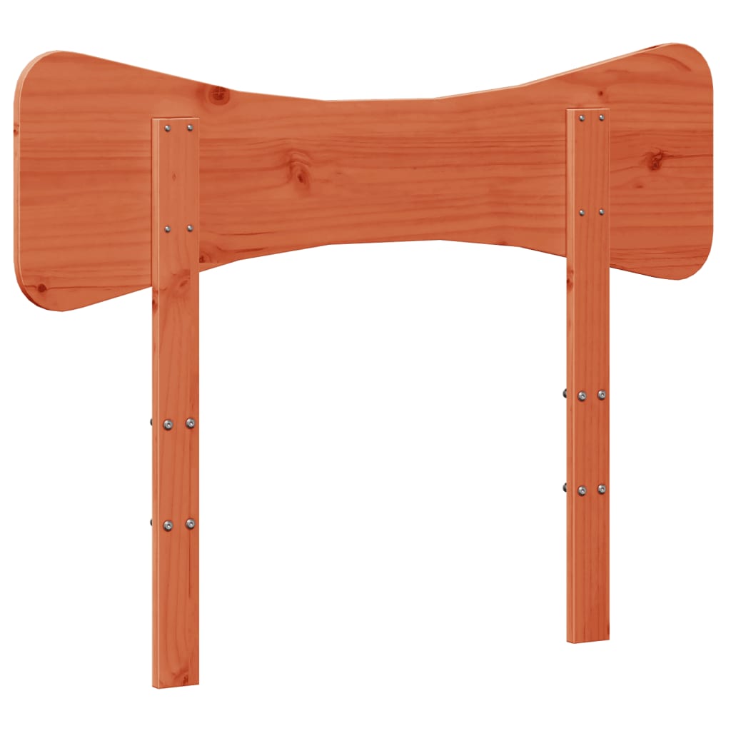 vidaXL Headboard Wax Brown 90 cm Solid Wood Pine 6