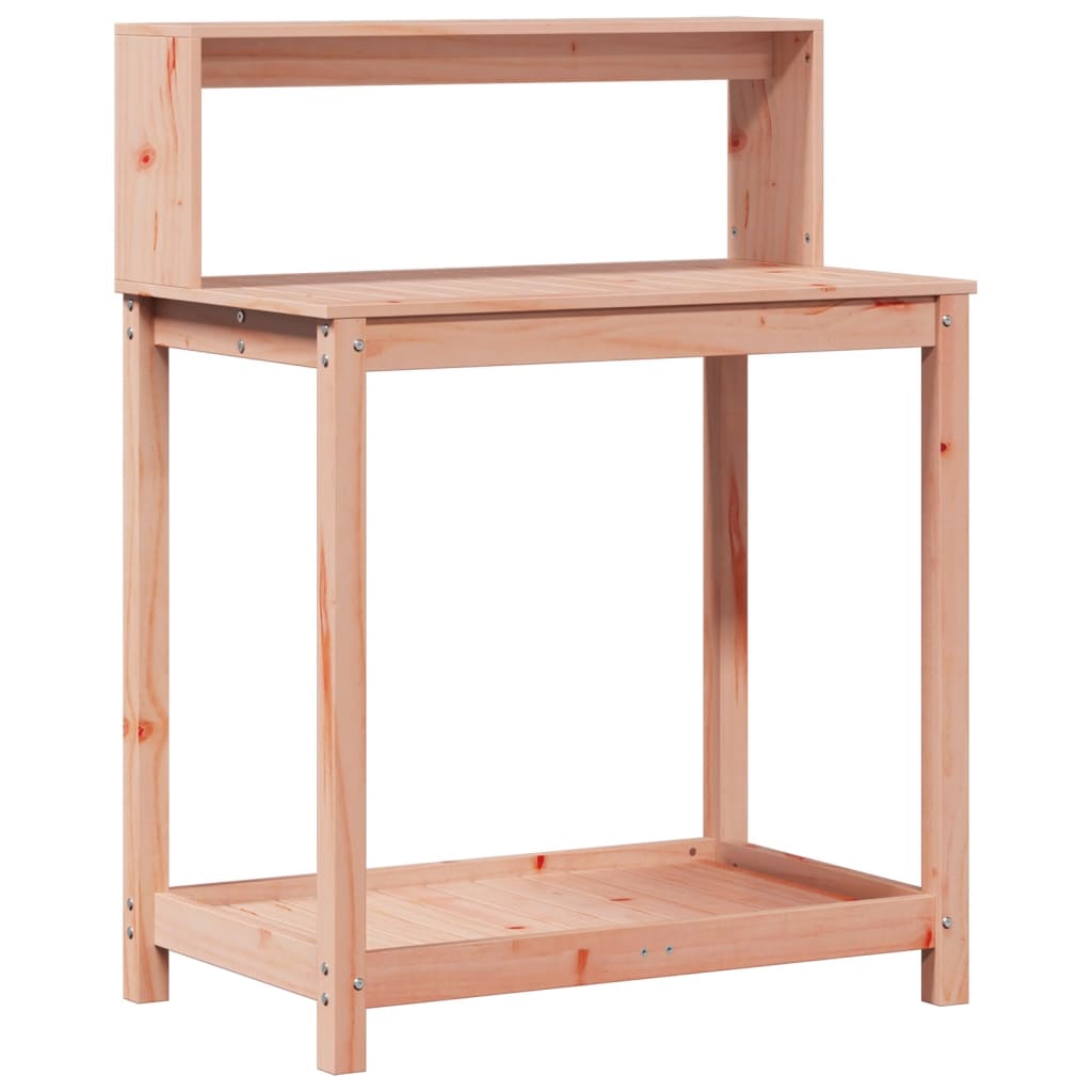 vidaXL Potting Table with Shelves 82.5x50x109.5 cm Solid Wood Douglas 2