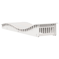 Sun Lounger 205x80x31,5 cm Solid Wood Pine 205 x 60 x 31.5 cm 2