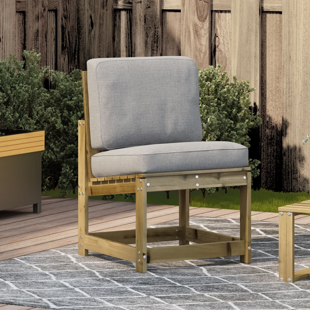 vidaXL Garden Chair 50.5x55x77 cm Impregnated Wood Pine 3