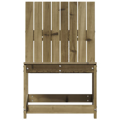 vidaXL Garden Chair 50.5x55x77 cm Impregnated Wood Pine 4