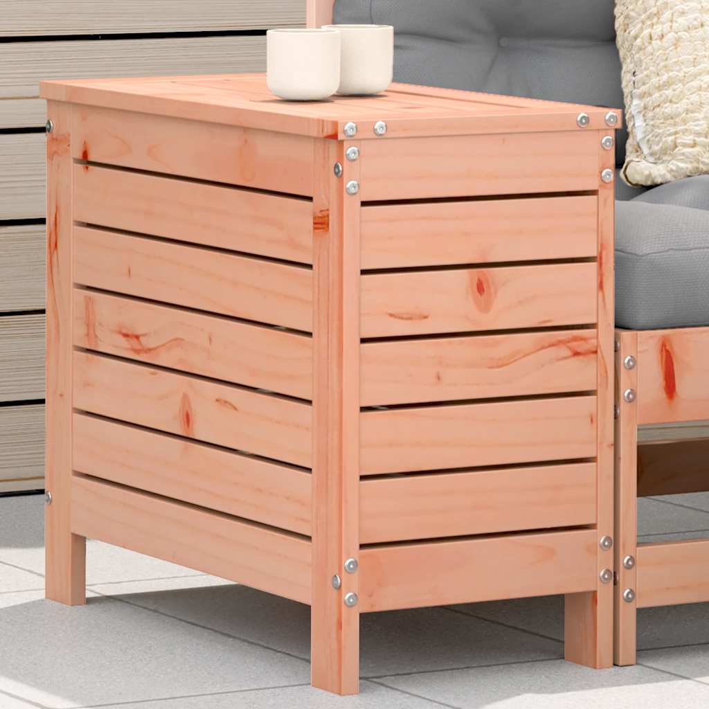 100x50x75 cm Solid Wood Douglas Untreated Douglas Wood Tall footstool with storage