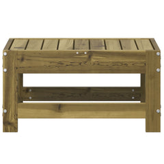 vidaXL Garden Footstool 62x30x32 cm Impregnated Wood Pine 4