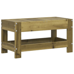 vidaXL Garden Footstool 62x30x32 cm Impregnated Wood Pine 6