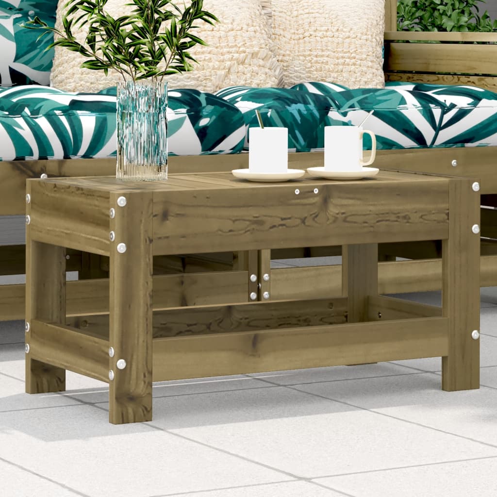 vidaXL Garden Footstool 62x30x32 cm Impregnated Wood Pine 1