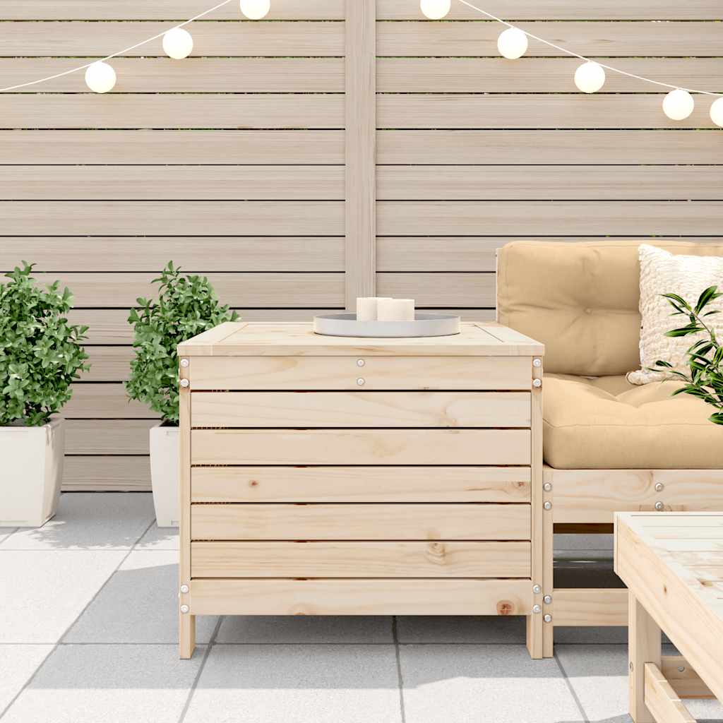 vidaXL Garden Footstool 62x63.5x53.5 cm Solid Wood Pine 3