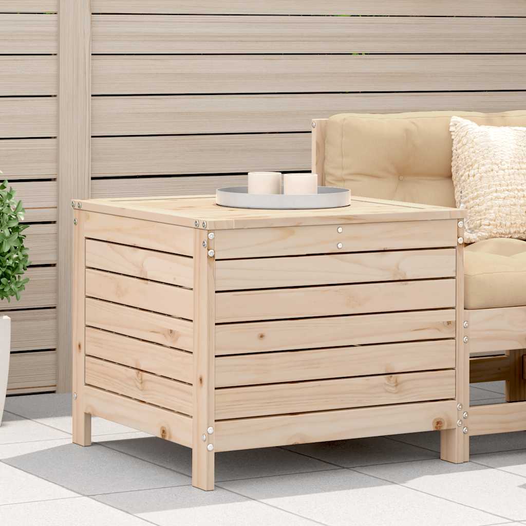 vidaXL Garden Footstool 62x63.5x53.5 cm Solid Wood Pine 1