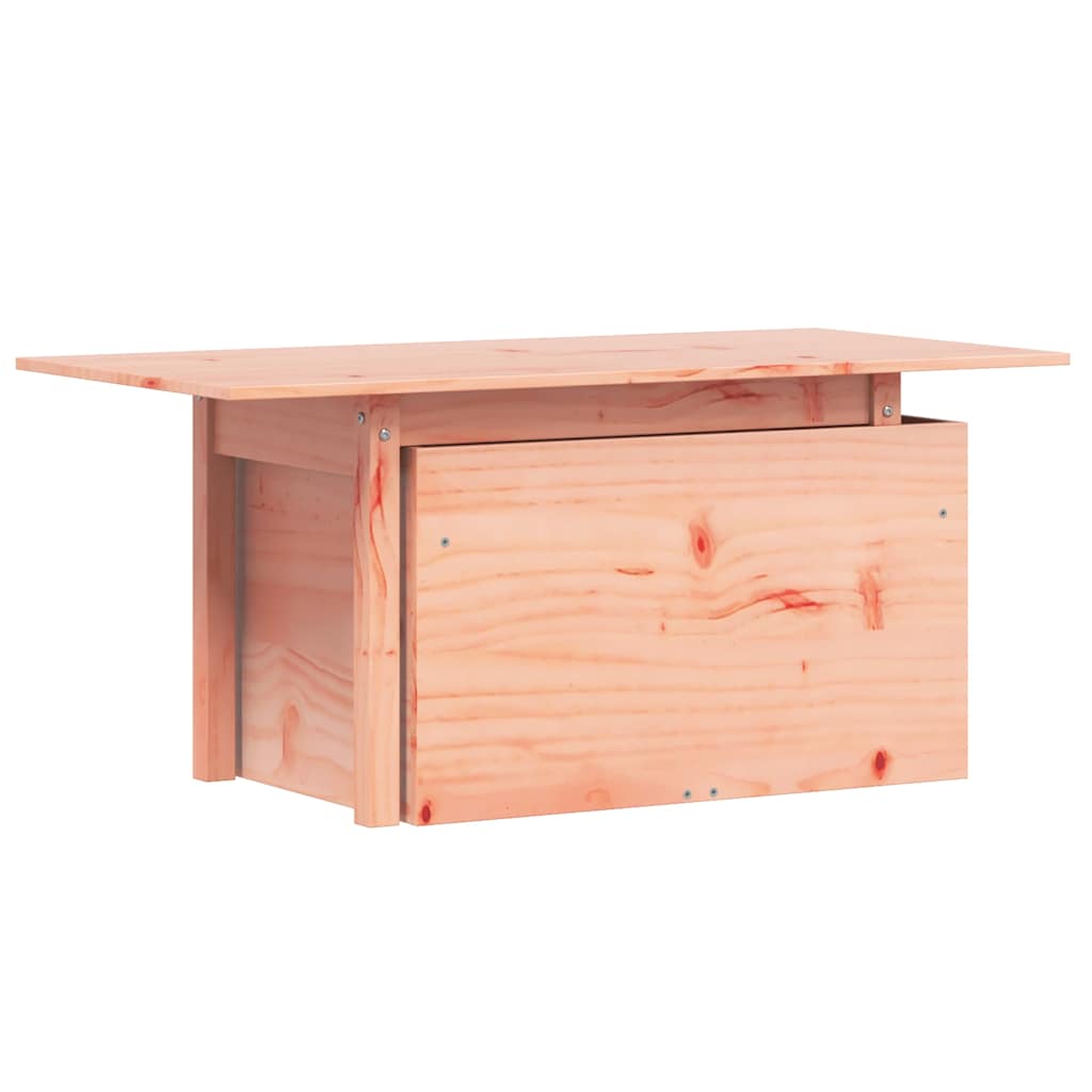 100x50x75 cm Solid Wood Douglas Untreated Douglas Wood Garden table