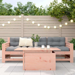100x50x75 cm Solid Wood Douglas Untreated Douglas Wood Garden table