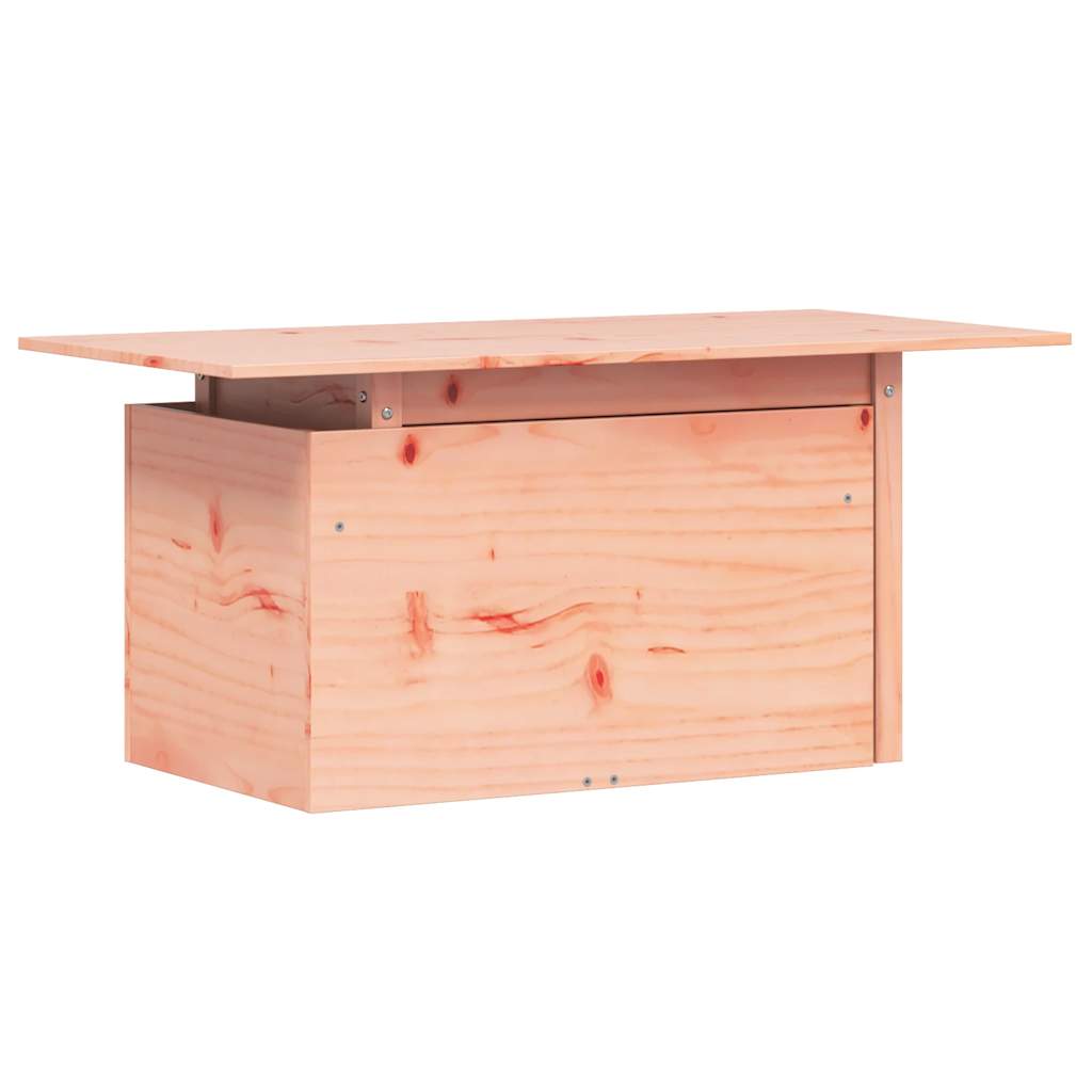 100x50x75 cm Solid Wood Douglas Untreated Douglas Wood Garden table