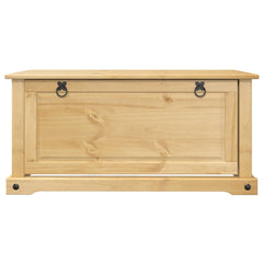 vidaXL Shoe Cabinet "Corona" 99x32x47 cm Solid Wood Pine 4